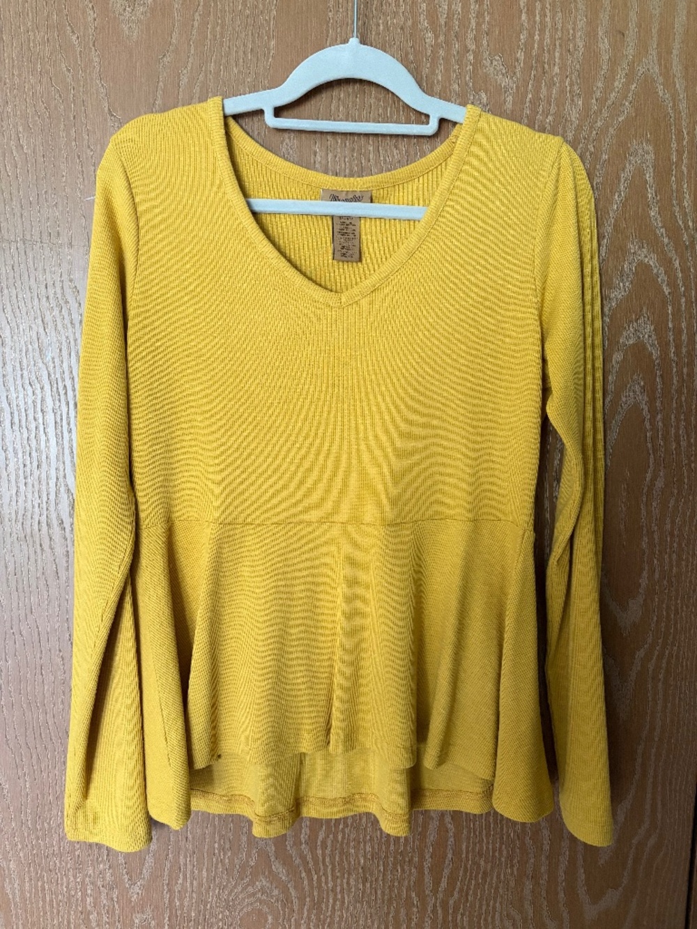 Wrangler Long Sleeve Peplum Top - LIKE NEW